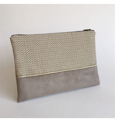 Pochette grande in tela 